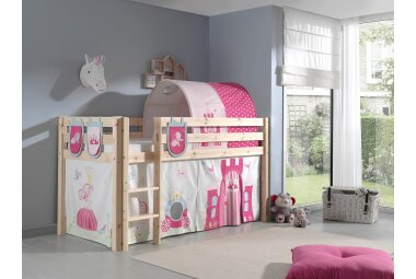 Spielbett Karolina 210x106x114 Kinderbett Massivholz...