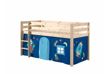 Spielbett Karolina 210x106x114 Kinderbett Massivholz...