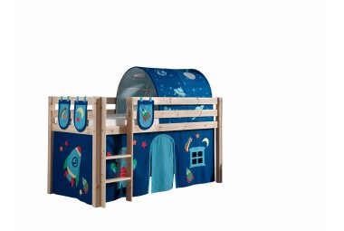 Spielbett Karolina 210x106x114 Kinderbett Massivholz...