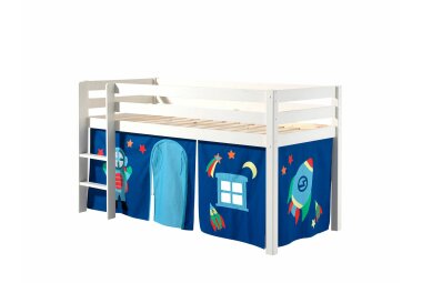 Spielbett Karolina 210x106x114 Kinderbett Massivholz...