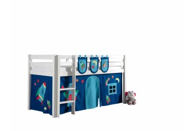 Spielbett Karolina 210x106x114 Kinderbett Massivholz...