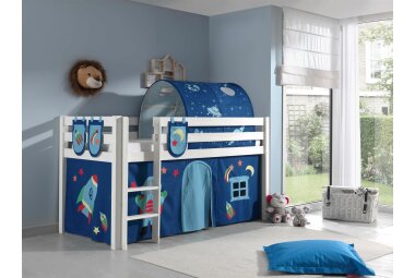 Spielbett Karolina 210x106x114 Kinderbett Massivholz...