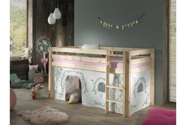 Spielbett Karolina 210x106x114 Kinderbett Massivholz...