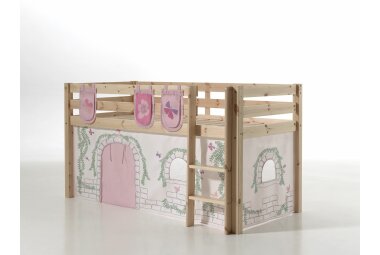 Spielbett Karolina 210x106x114 Kinderbett Massivholz...