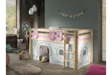 Spielbett Karolina 210x106x114 Kinderbett Massivholz...