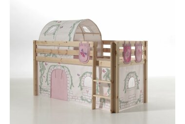 Spielbett Karolina 210x106x114 Kinderbett Massivholz...