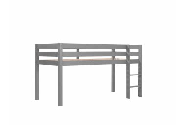 Spielbett Karolina 210x106x114 Kinderbett Massivholz grau...