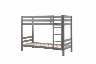 Etagenbett Karolina 210x105x161 Hochbett Massivholz grau...