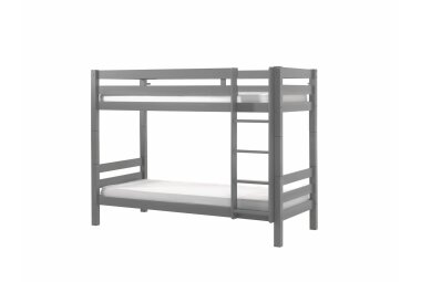 Etagenbett Karolina 210x105x161 Hochbett Massivholz grau...