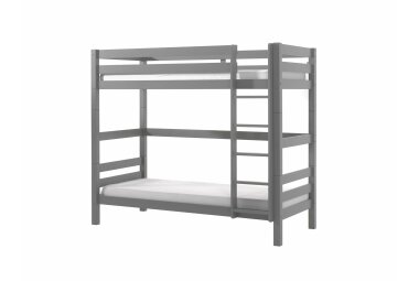 Etagenbett Karolina 210x105x182 Hochbett Massivholz grau...