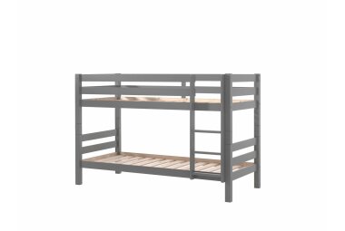 Etagenbett Karolina 210x105x140 Hochbett Massivholz grau...