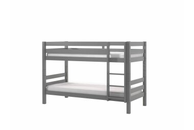 Etagenbett Karolina 210x105x140 Hochbett Massivholz grau...