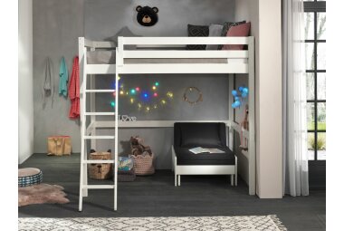 Hochbett Karolina 209x215x190 Kinderbett Massivholz...