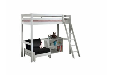 Hochbett Karolina 209x165x190 Kinderbett Massivholz+MDF...