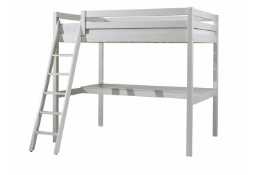 Hochbett Karolina 209x215x190 Kinderbett Massivholz...