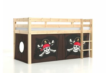 Spielbett Karolina 210x106x114 Kinderbett Massivholz...