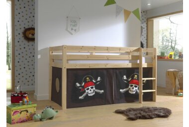 Spielbett Karolina 210x106x114 Kinderbett Massivholz...