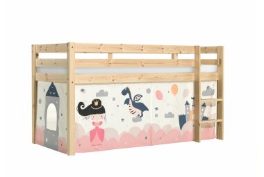 Spielbett Karolina 210x106x114 Kinderbett Massivholz...