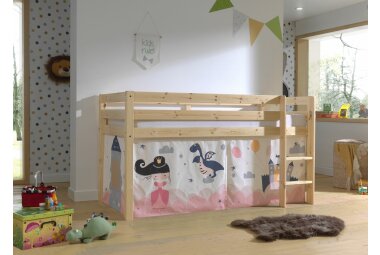 Spielbett Karolina 210x106x114 Kinderbett Massivholz...