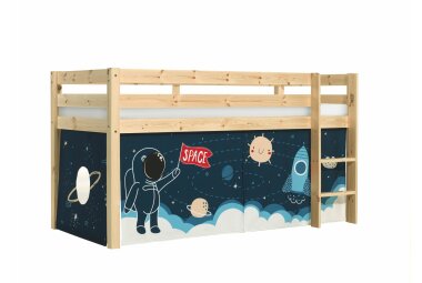 Spielbett Karolina 210x106x114 Kinderbett Massivholz...