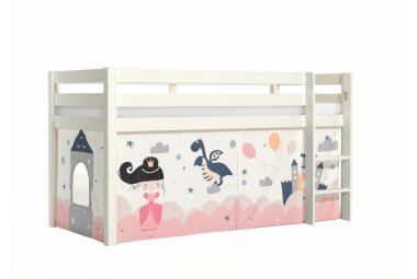 Spielbett Karolina 210x106x114 Kinderbett Massivholz...