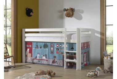 Spielbett Karolina 210x106x114 Kinderbett Massivholz...