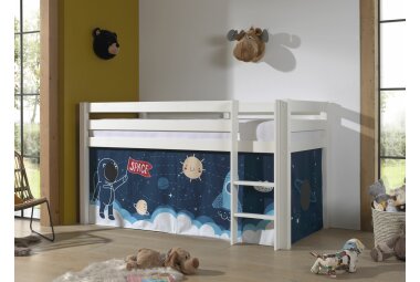 Spielbett Karolina 210x106x114 Kinderbett Massivholz...