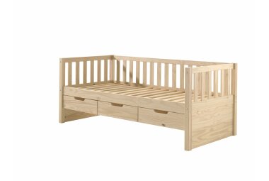 Kojenbett mit Schubladen Karena 211x98x86 Massivholz...