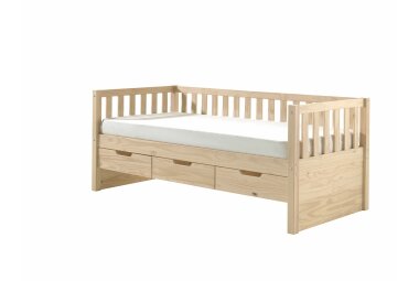 Kojenbett mit Schubladen Karena 211x98x86 Massivholz...