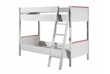 Etagenbett Kariotta 210x139x160 Massivholz+Holzwerkstoff...