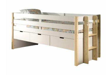 Kojenbett Karissa 219x98x100 Massivholz+MDF...