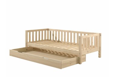 Kojenbett Karena 211x98x68 Einzelbett Massivholz natur 17641