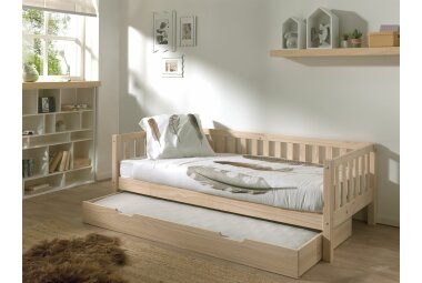 Kojenbett Karena 211x98x68 Einzelbett Massivholz natur 17641