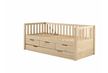 Ausziehbett Karena 211x98x86 Kojenbett Massivholz natur...