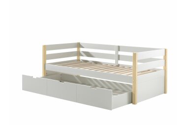 Kojenbett Karissa 211x98x77 Hochbett Massivholz+MDF...