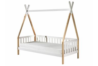 Zeltbett Karyn 206x96x185 Kinderbett Massivholz...