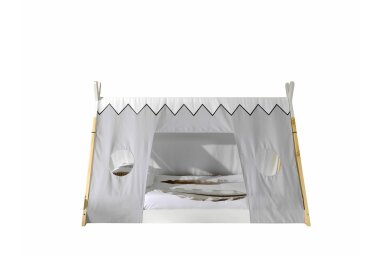 Zeltbett Karyn 206x106x135 Kinderbett Massivholz...