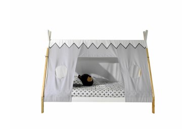 Zeltbett Karyn 206x98x158 Kinderbett Massivholz...