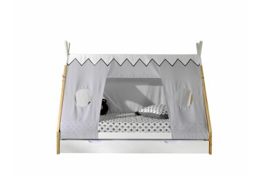 Zeltbett Karyn 206x98x158 Kinderbett Massivholz...