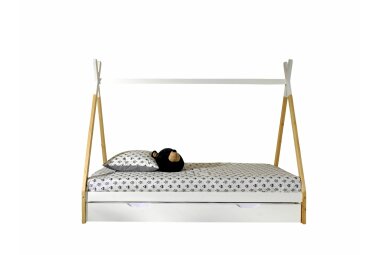 Zeltbett Karyn 206x98x158 Kinderbett Massivholz...