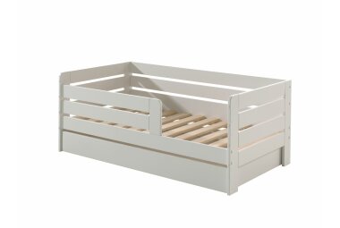 Juniorbett Karie 144x70x56 Kinderbett Massivholz+MDF...