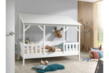 Hausbett Katinka 214x105x174 Kinderbett Massivholz+MDF...