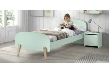 Kinderzimmer Set Karilynn 206x95x73 Massivholz+MDF...