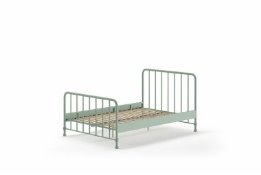 Metallbett Kay 147x207x110 Einzelbett Metall Gr&uuml;n...