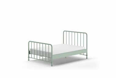 Metallbett Kay 147x207x110 Einzelbett Metall Gr&uuml;n...