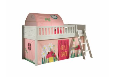 Spielbett Karyl 208x135x114 Kinderbett Massivholz...