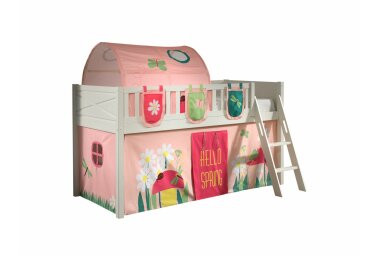 Spielbett Karyl 208x135x114 Kinderbett Massivholz...