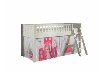 Spielbett Karyl 208x135x114 Kinderbett Massivholz...