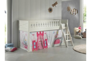 Spielbett Karyl 208x135x114 Kinderbett Massivholz...