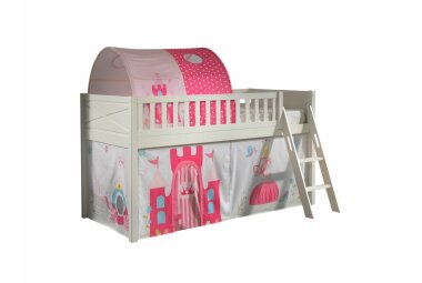 Spielbett Karyl 208x135x114 Kinderbett Massivholz...